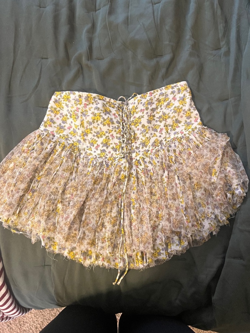 Free People floral skort
